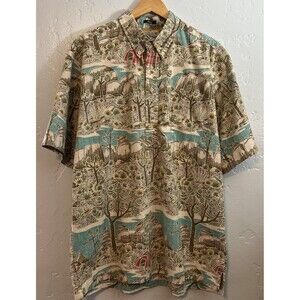 REYN SPOONER NATIONAL PARKS Joshua Tree National Park Shirt SZ Large L RETIRED!